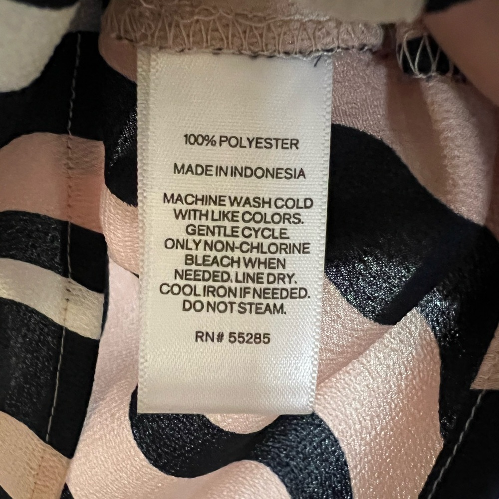 NWT Express Striped Ruffle Blouse - Picture 5 of 5